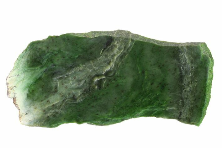 Polished Canadian Jade (Nephrite) Slab - British Colombia #137296